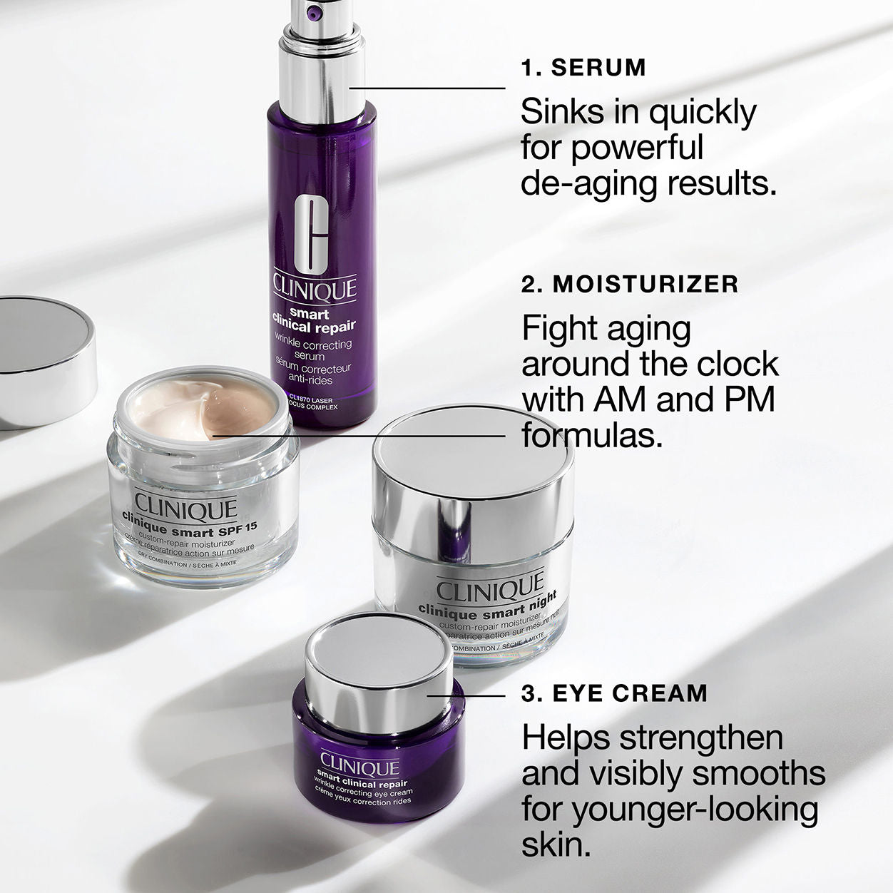Information related to Clinique Smart Clinical Repair Wrinkle Correcting Eye Cream