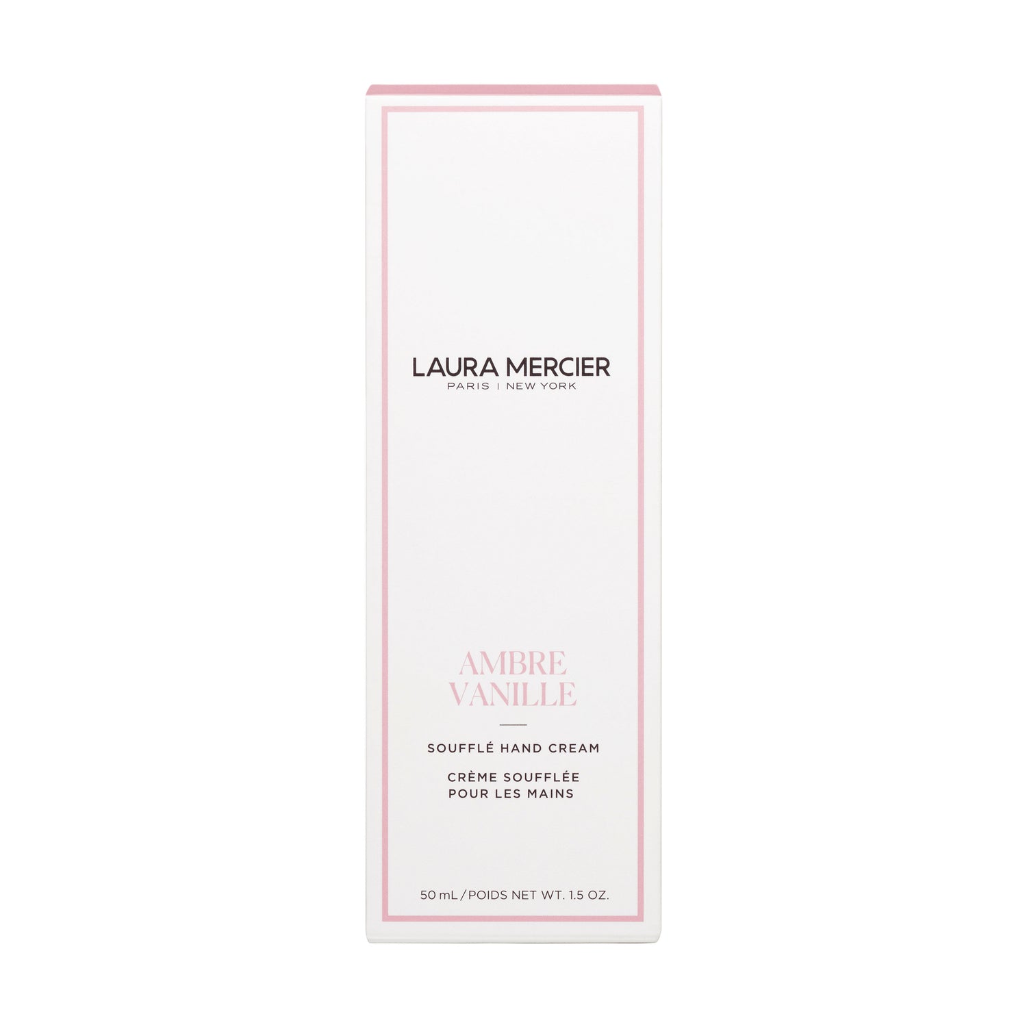Image of the Laura Mercier Ambre Vanille Soufflé Hand Cream box