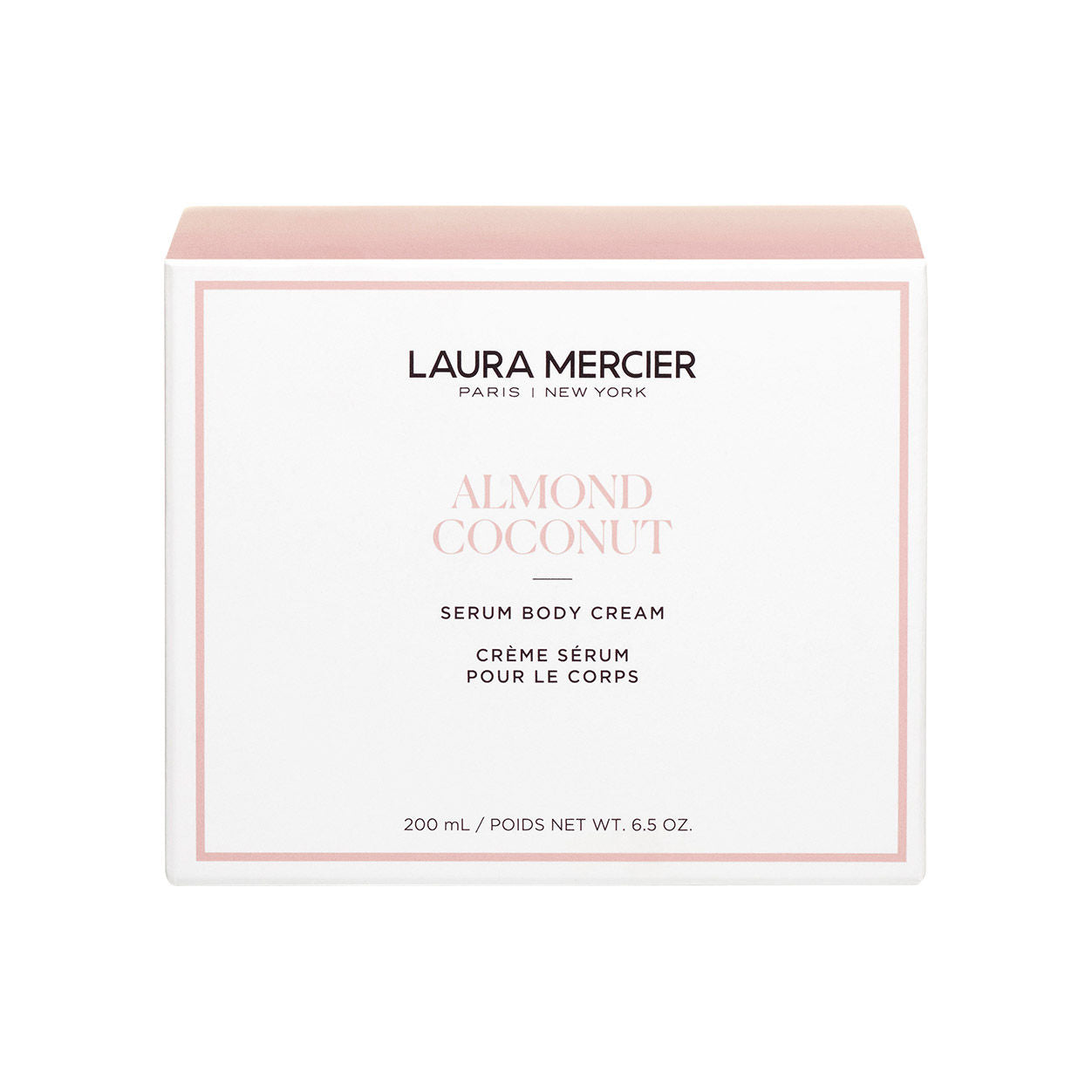Image of the Laura Mercier Almond Coconut Serum Body Cream box