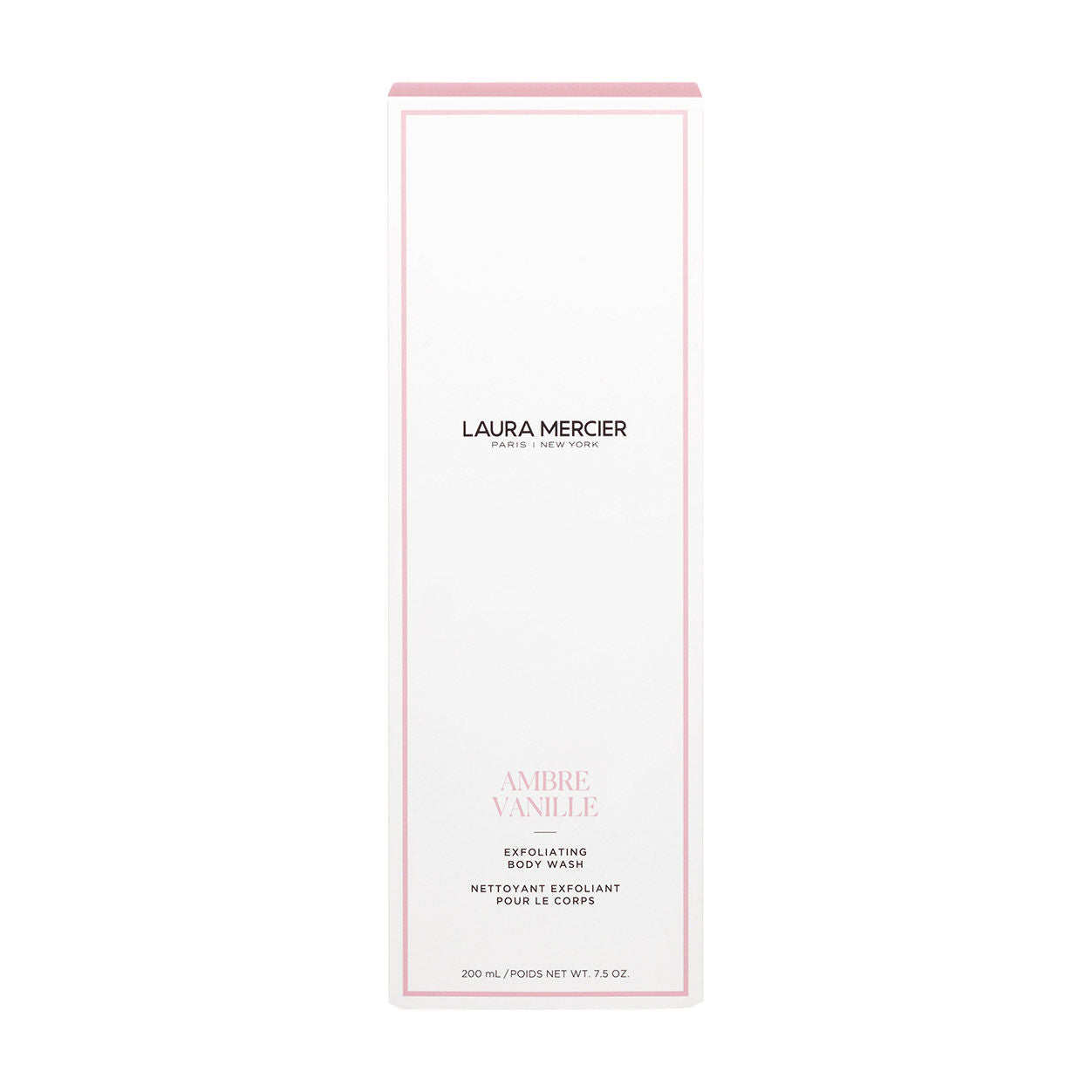 Image of the Laura Mercier Ambre Vanille Exfoliating Body Wash box