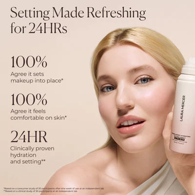 Information related to Laura Mercier Translucent Hydrating Setting Spray Ultra-Blur