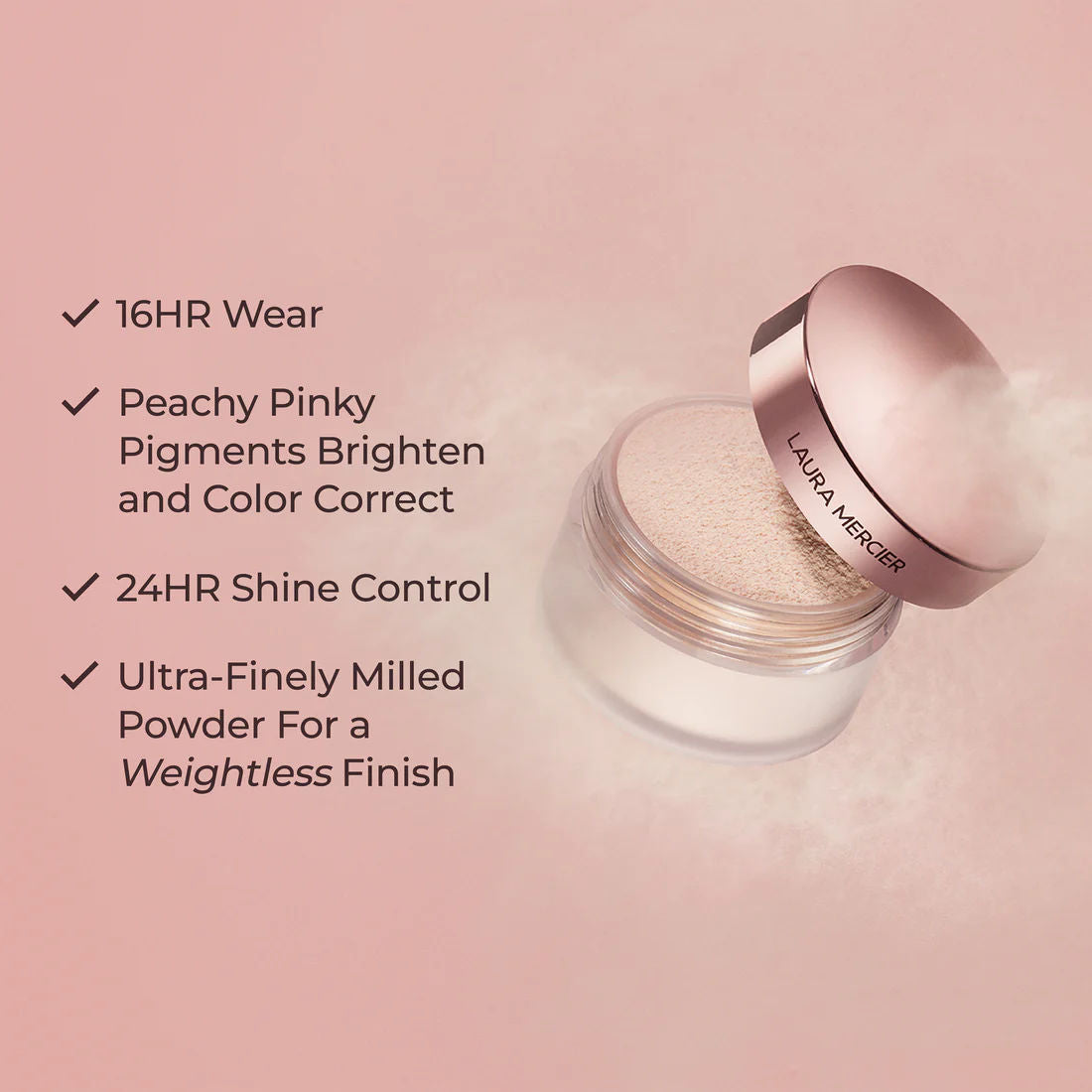 Information related to Laura Mercier Rose Translucent Loose Setting Powder Mini
