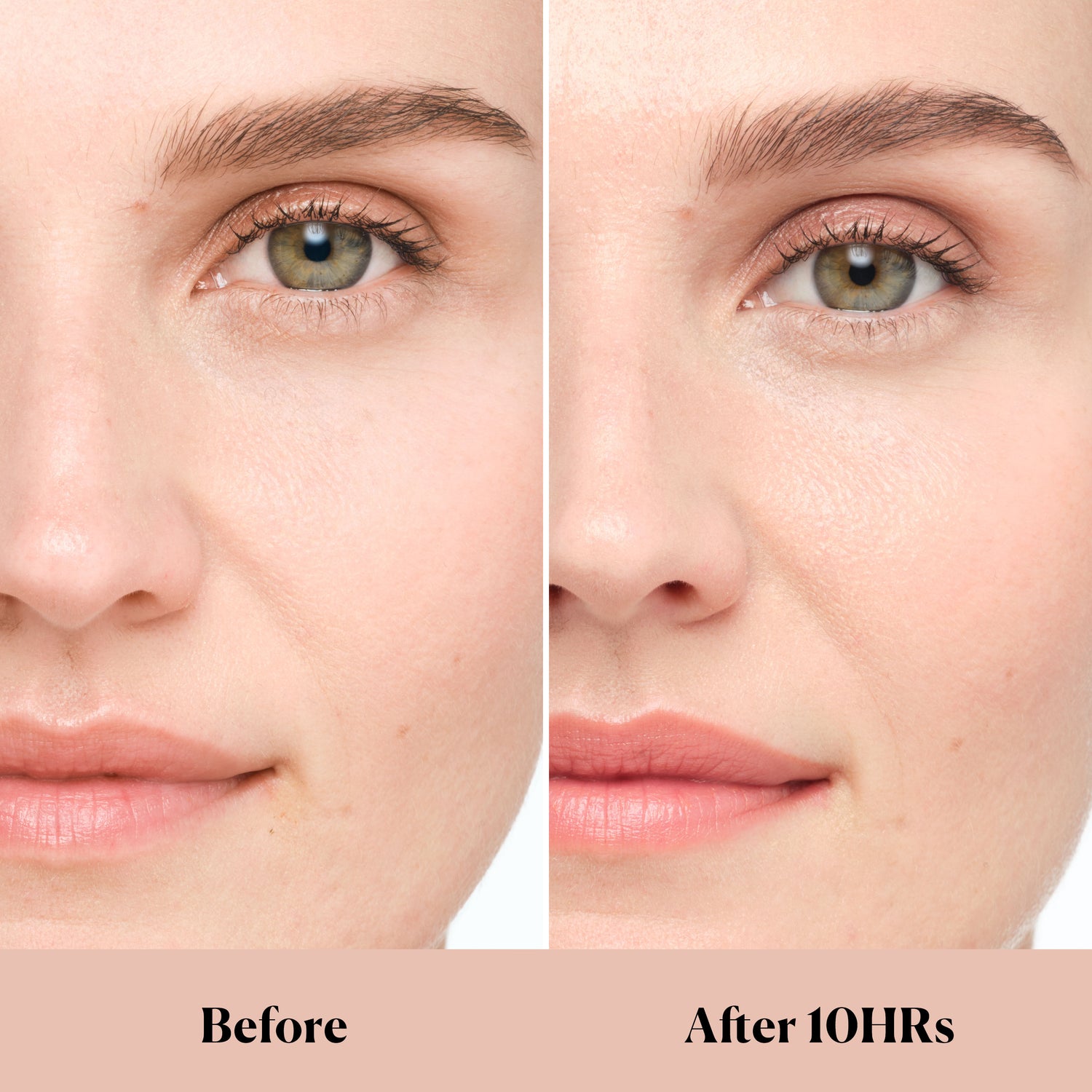 Before and after results of using Laura Mercier Artistry Icons Set