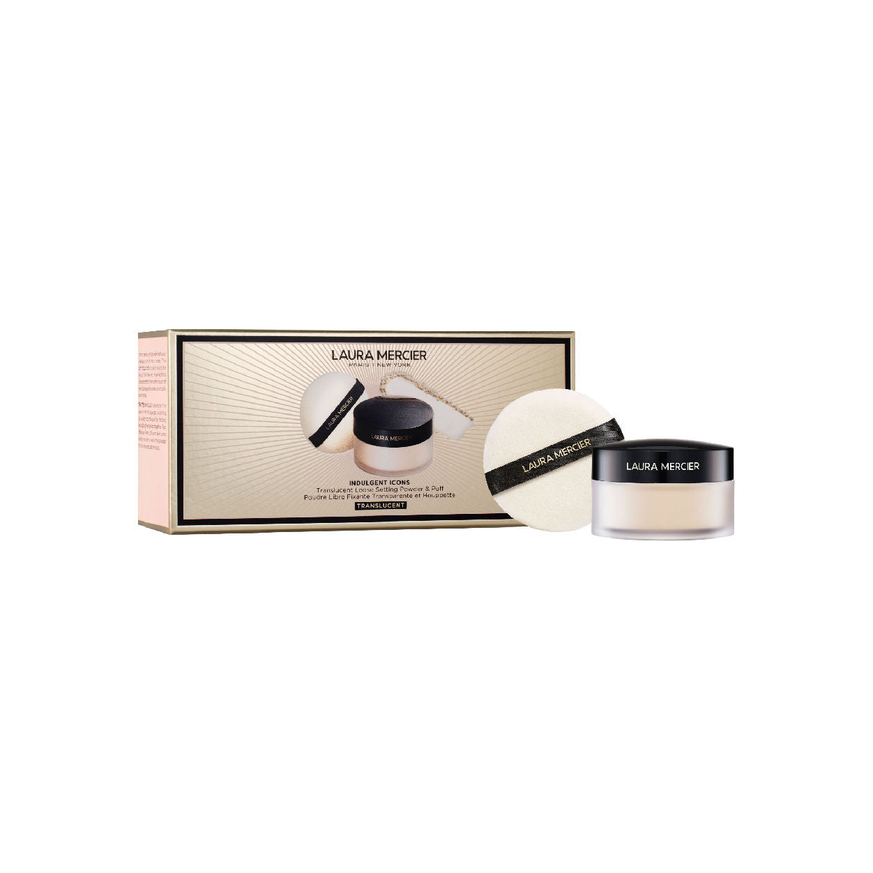 Laura Mercier Indulgent Icons Translucent Loose Setting Powder and Velour Puff Set (Limited Edition) main image