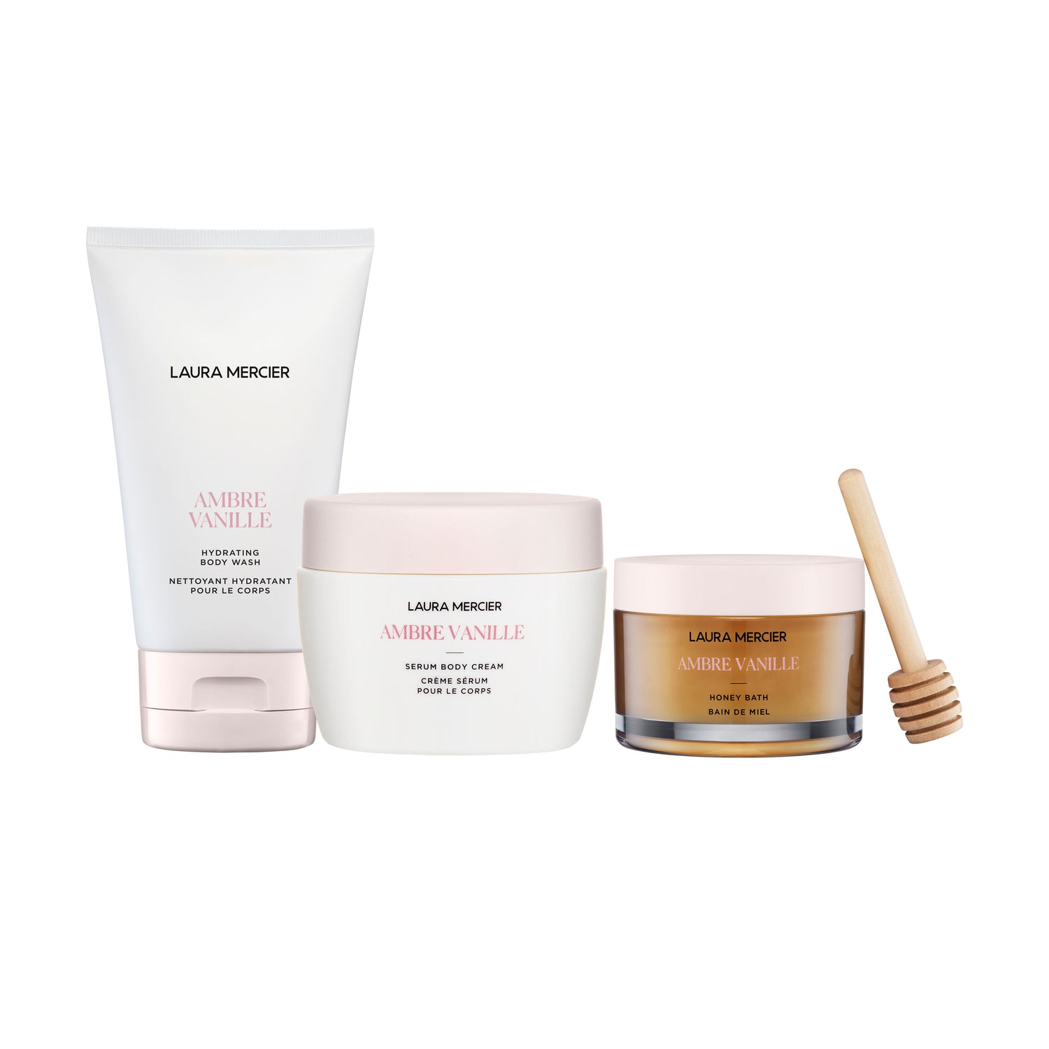 Image of an open Laura Mercier Delicious and Decadent Ambre Vanille Collection (Limited Edition)