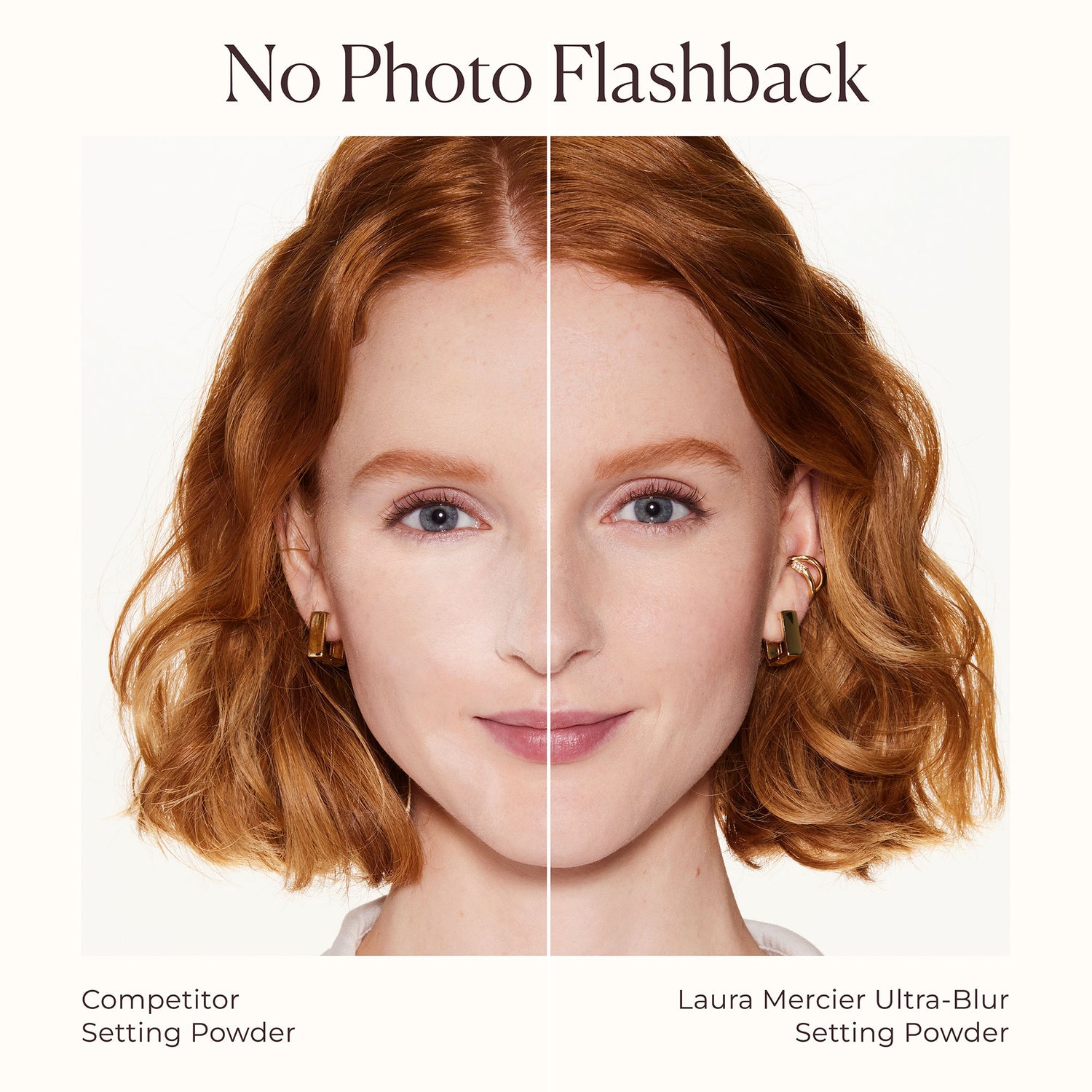 Model image of Laura Mercier Indulgent Icons Translucent Loose Setting Powder Ultra-Blur and Velour Puff Set (Limited Edition)