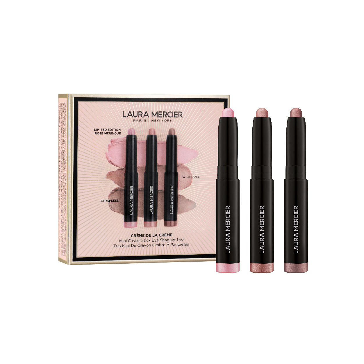 Laura Mercier Crème de la Crème Mini Caviar Stick Eyeshadow Trio (Limited Edition) main image