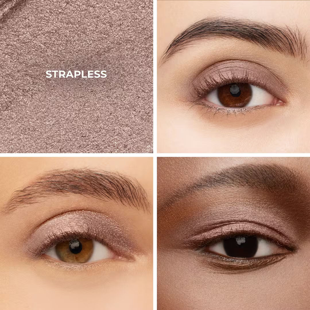 Model image of Laura Mercier Crème de la Crème Mini Caviar Stick Eyeshadow Trio (Limited Edition)