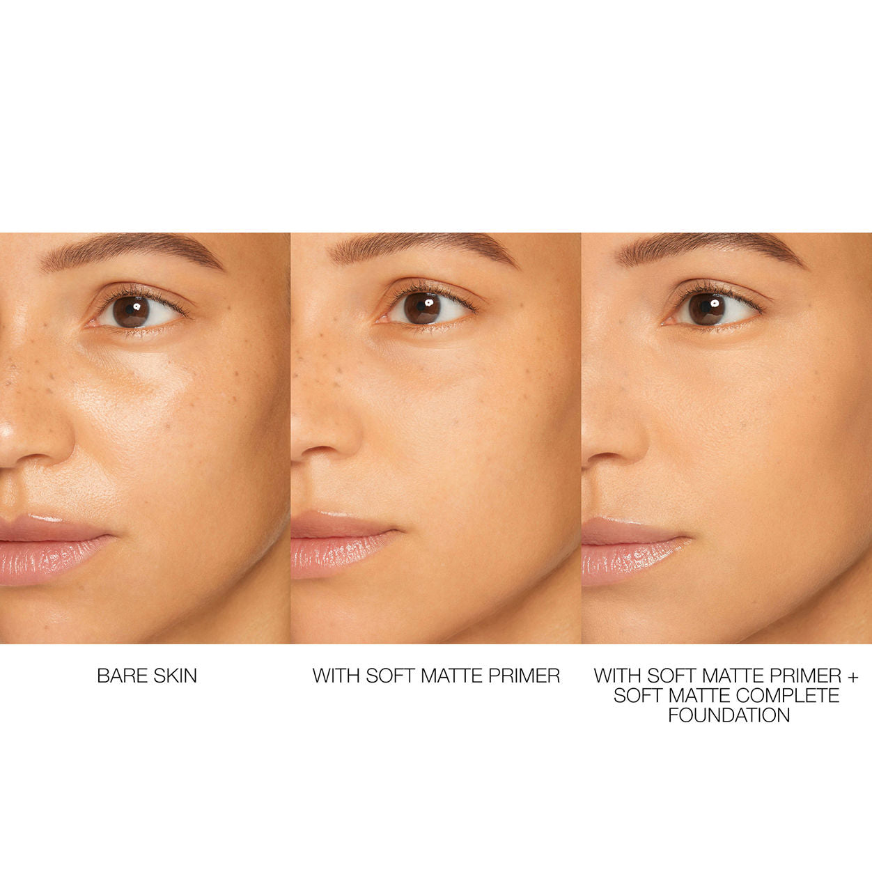 A shade comparison of Nars Soft Matte Primer