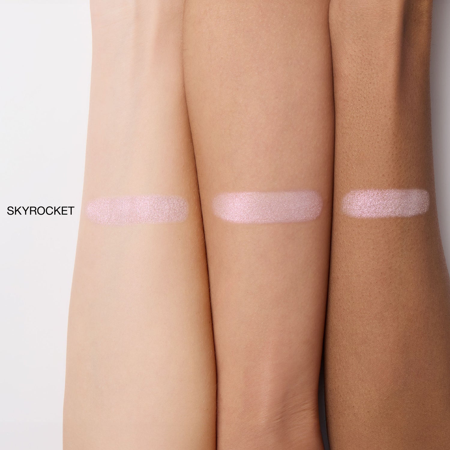 An arm swatch of Nars Aura Illuminating Face and Body Powder (Limited Edition)