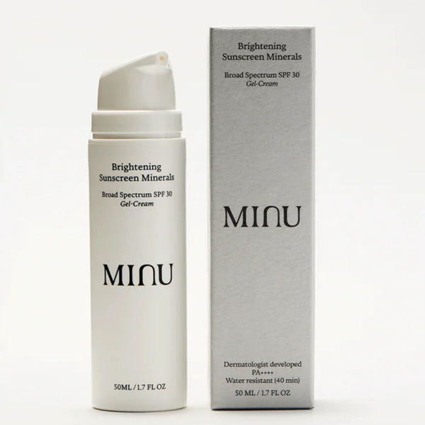 Minu Brightening Sunscreen Minerals Broad Spectrum SPF 30