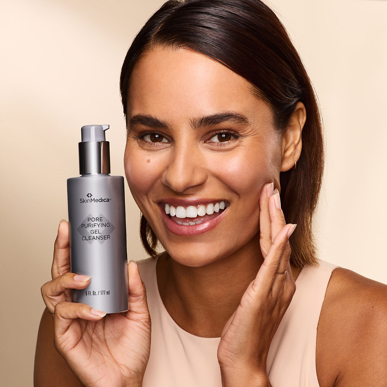 Model image of SkinMedica Pore Purifying Gel Cleanser