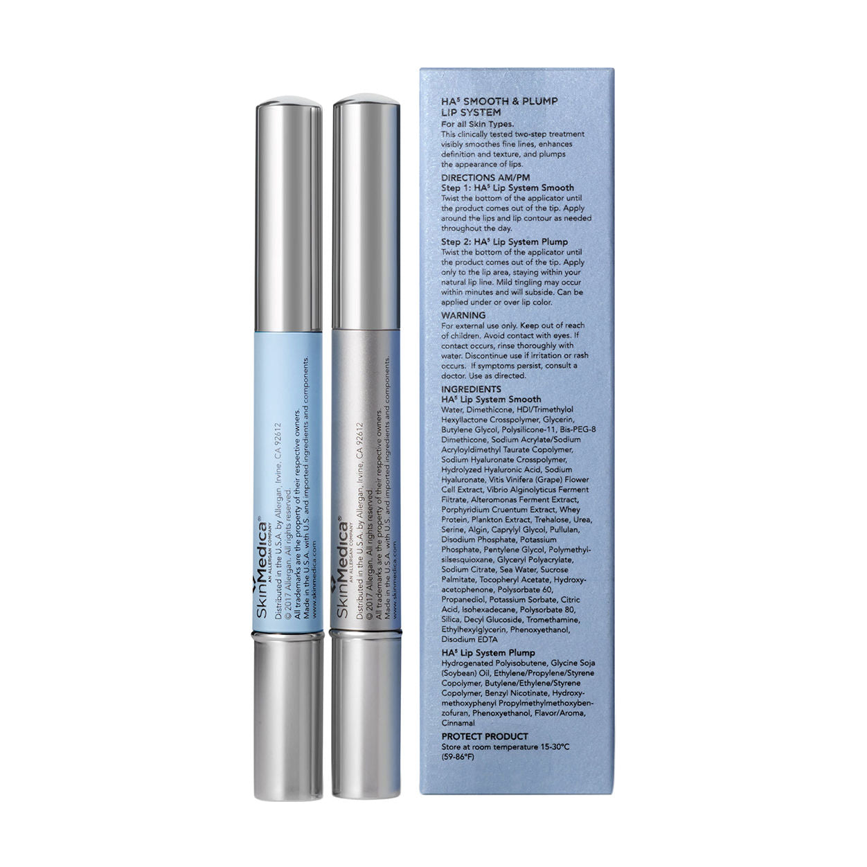 Image of an open SkinMedica HA5 Smooth and Plump Lip System