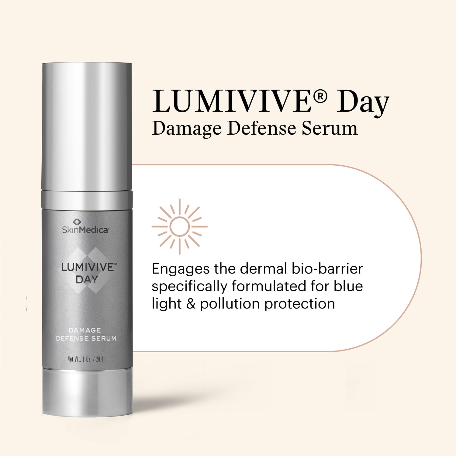 Lifestyle image of SkinMedica Lumivive System, Day and Night