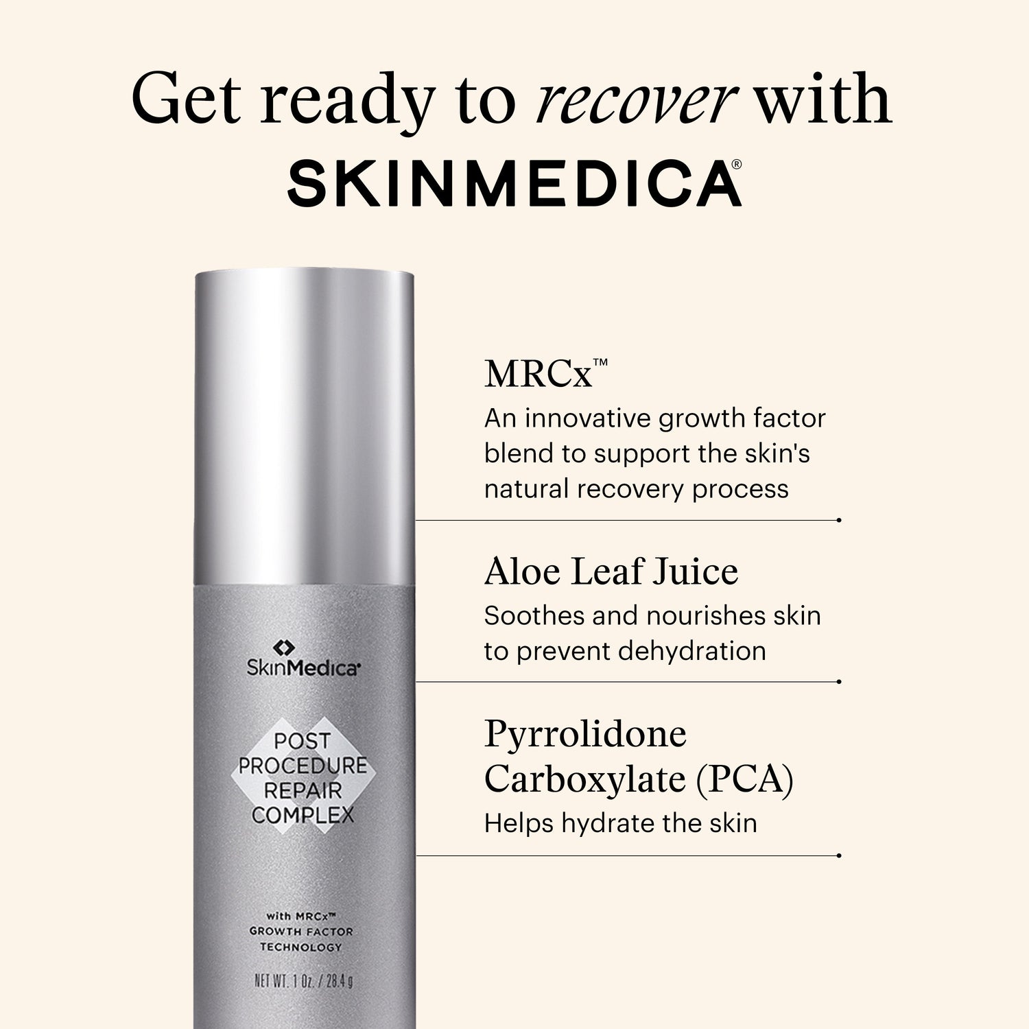 Information related to SkinMedica Post-Procedure Repair Complex