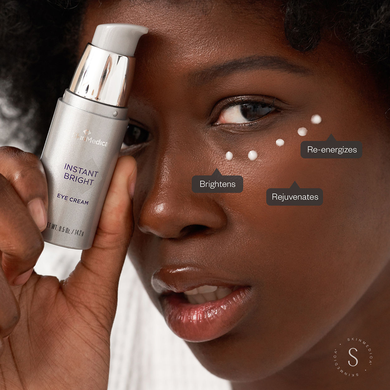 Model image of SkinMedica Instant Bright Eye Cream