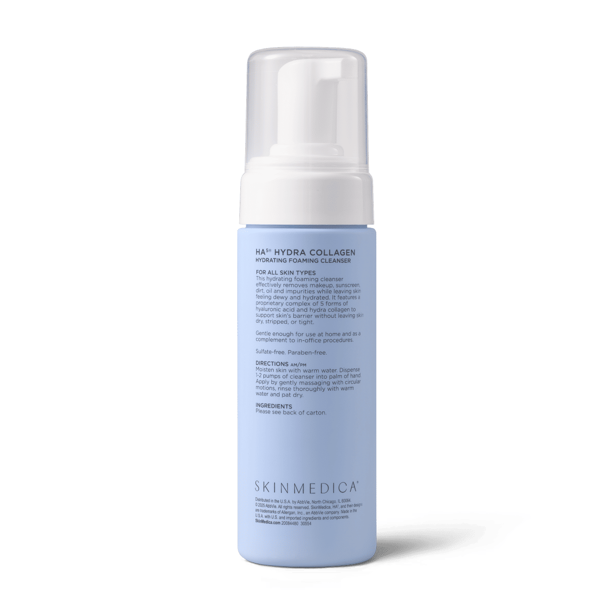 Back image of SkinMedica HA5 Hydra Collagen Foaming Cleanser with Vegan Collagen