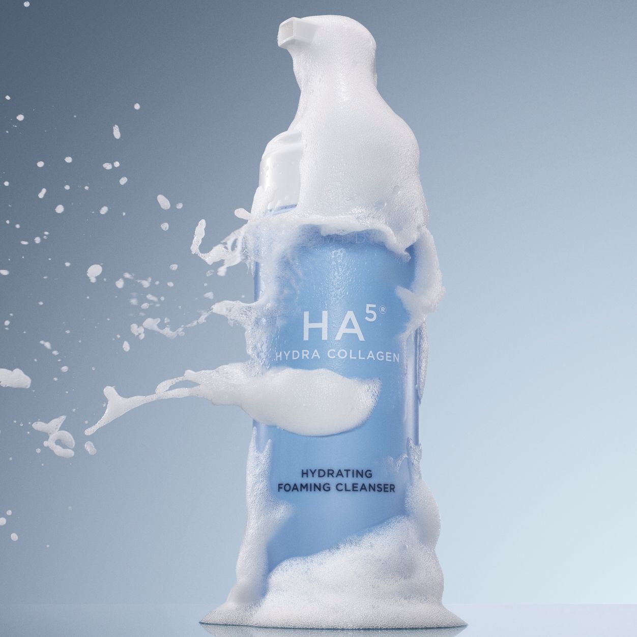 Lifestyle image of SkinMedica HA5 Hydra Collagen Foaming Cleanser with Vegan Collagen