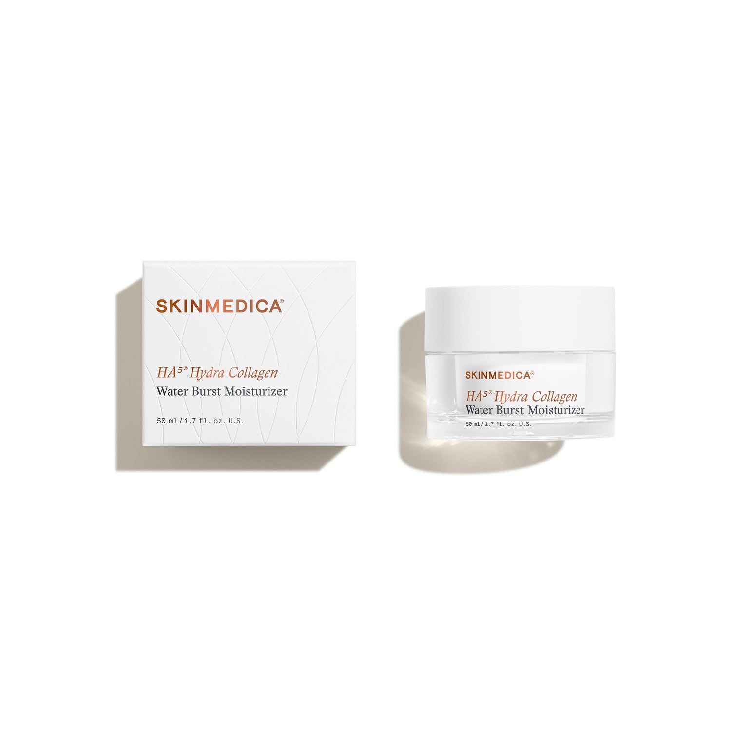 Image of the SkinMedica HA5 Hydra Collagen Water Burst Moisturizer box