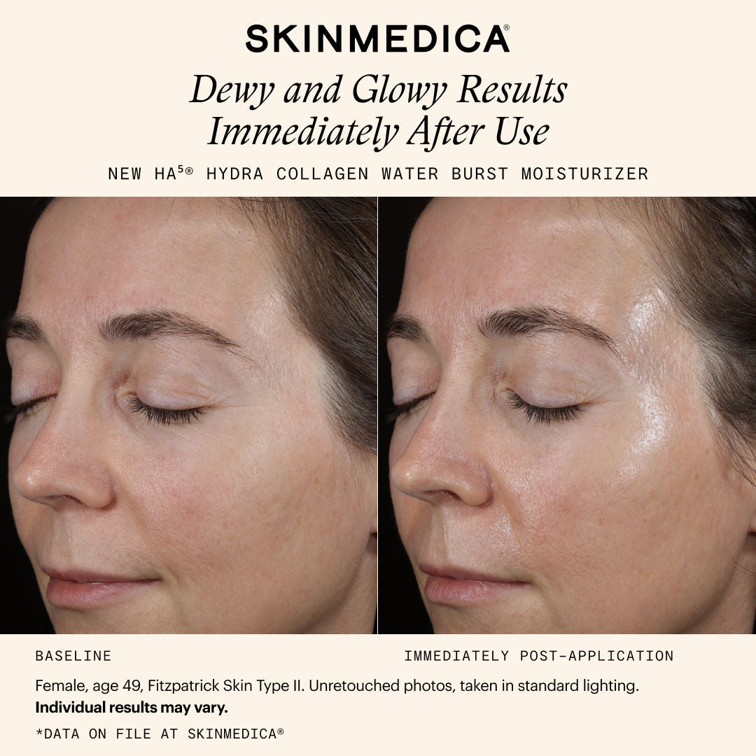Information related to SkinMedica HA5 Hydra Collagen Water Burst Moisturizer with Vegan Collagen
