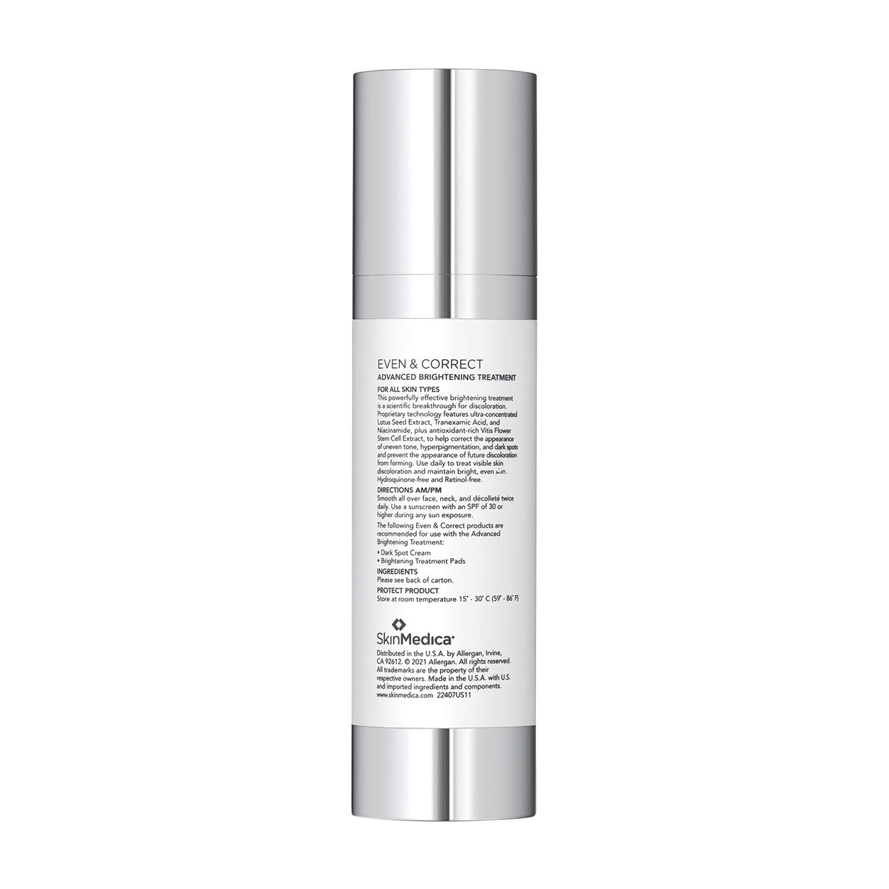 Back image of SkinMedica Even & Correct Advanced Brightening Treatment