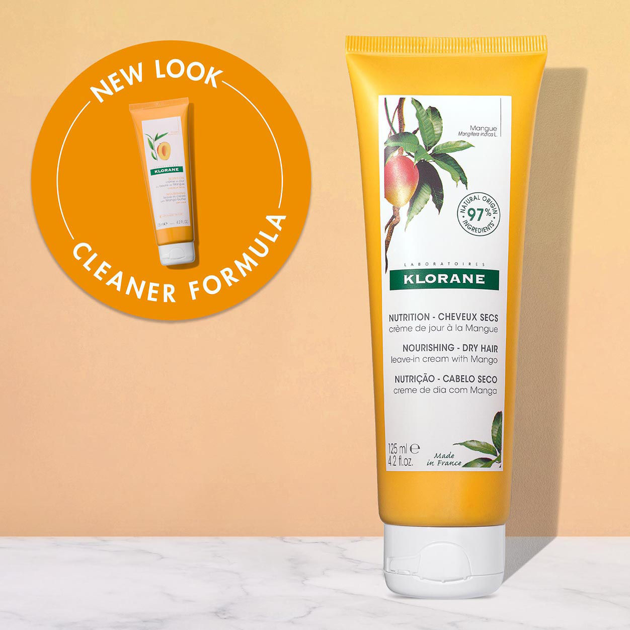 Lifestyle image of Klorane Nourishing Leave-in Cream With Mango