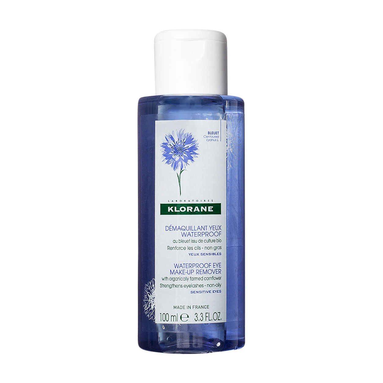Klorane Waterproof Eye Makeup Remover With Organically Farmed Cornflower main image