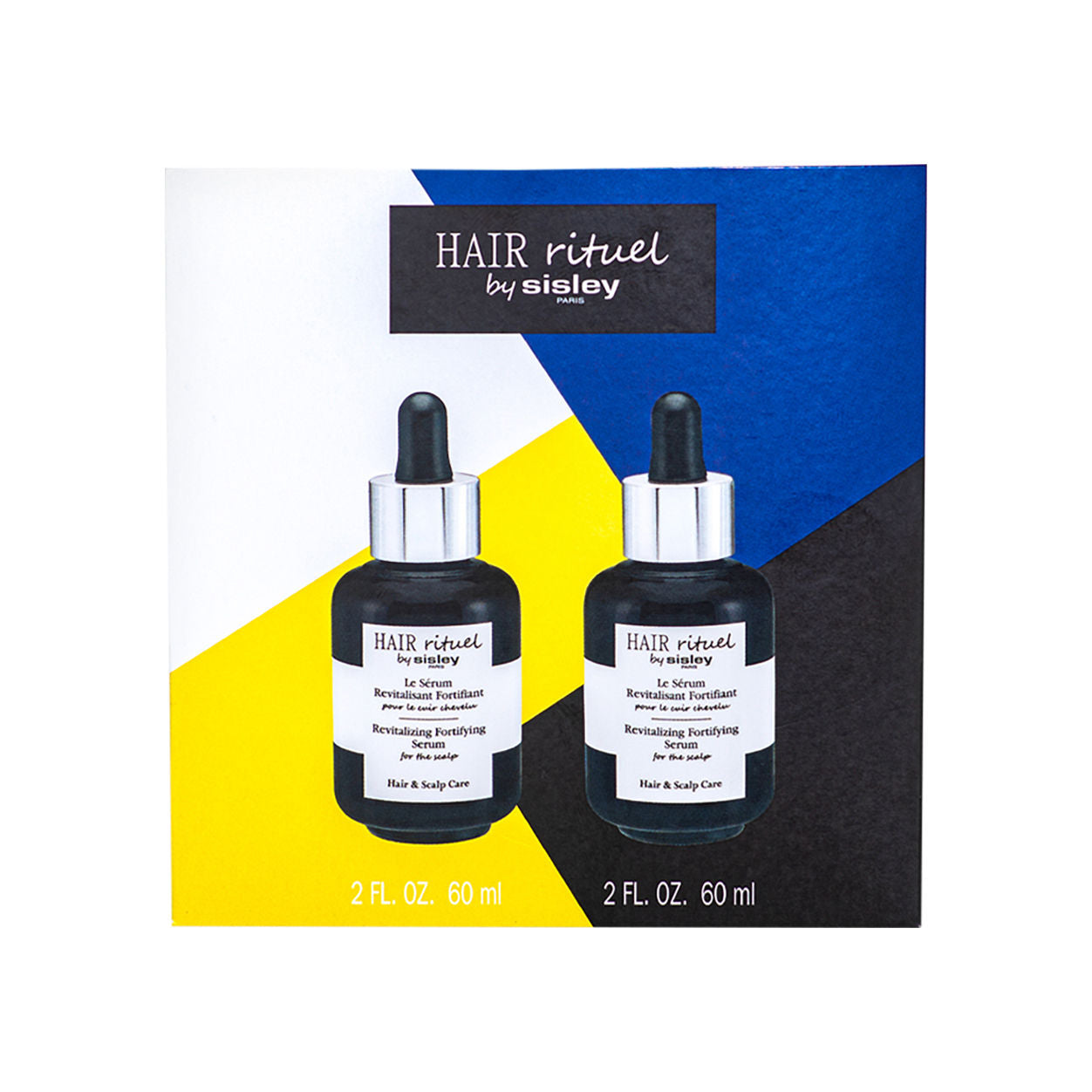 Image of the Sisley-Paris Hair Ritual Revitalizing Fortifying Serum Duo box
