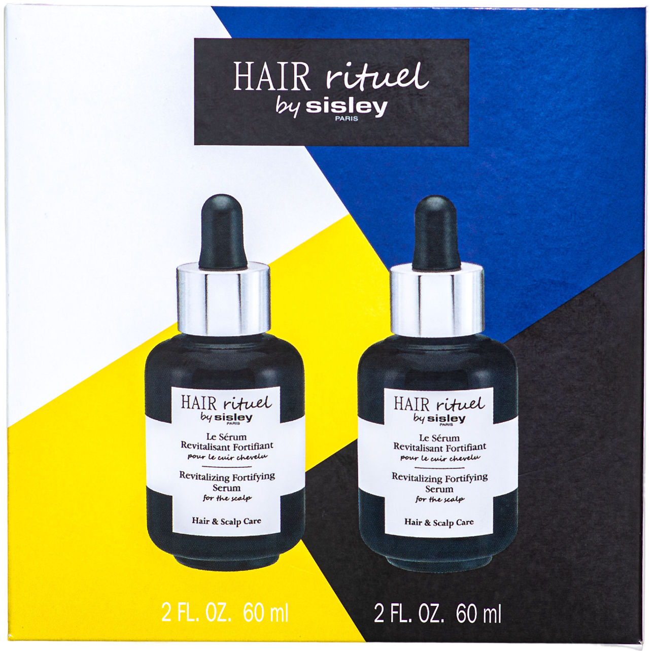 Image of the Sisley Paris Hair Rituel Revitalizing Fortifying Serum Duo box