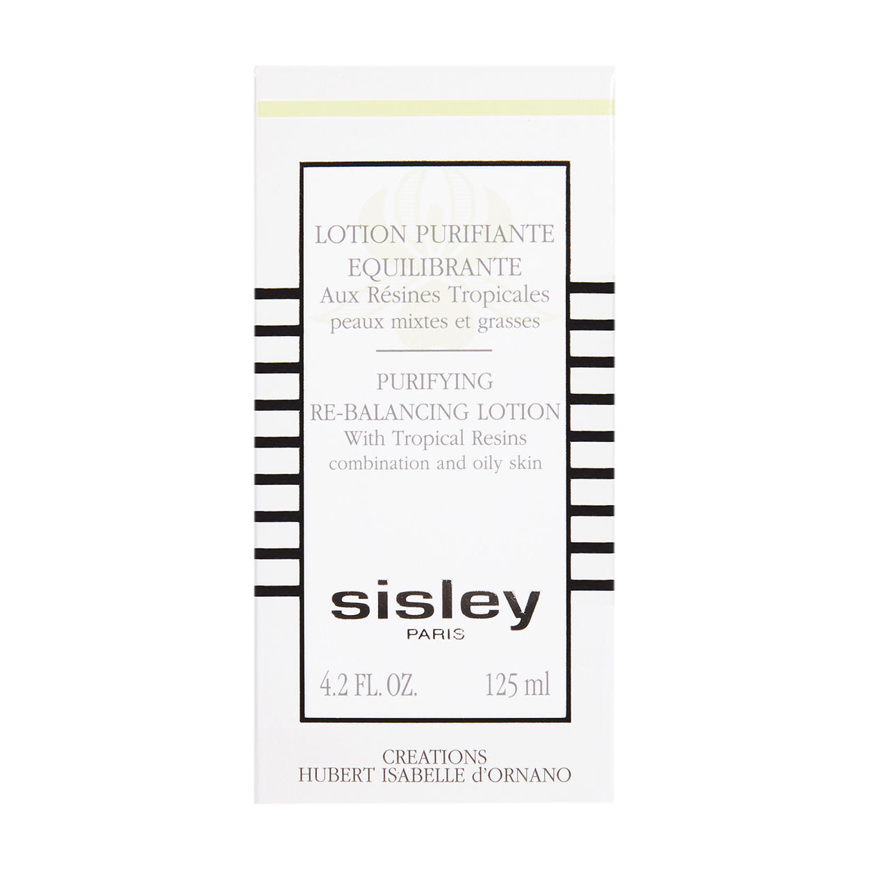 Image of the Sisley Paris Purifying Re-Balancing Lotion With Tropical Resins box