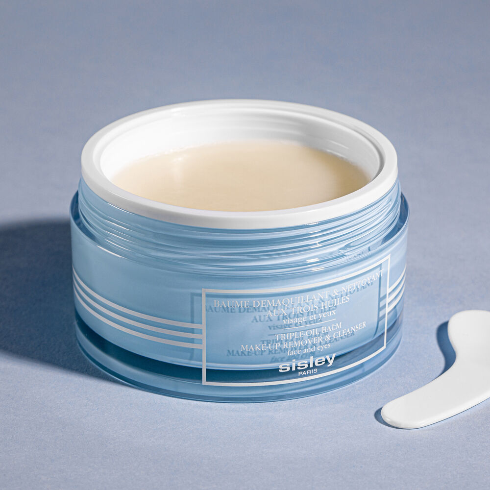 Image of an open Sisley Paris Triple-Oil Balm Make-up Remover and Cleanser