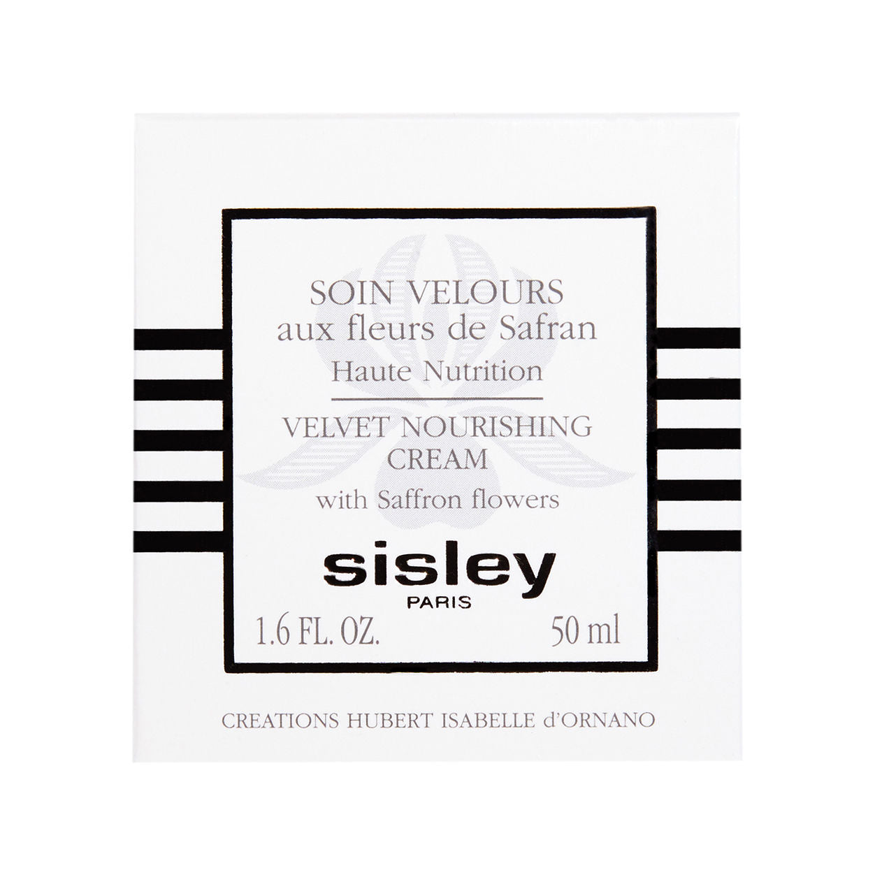 Image of the Sisley Paris Velvet Nourishing Cream With Saffron Flowers box