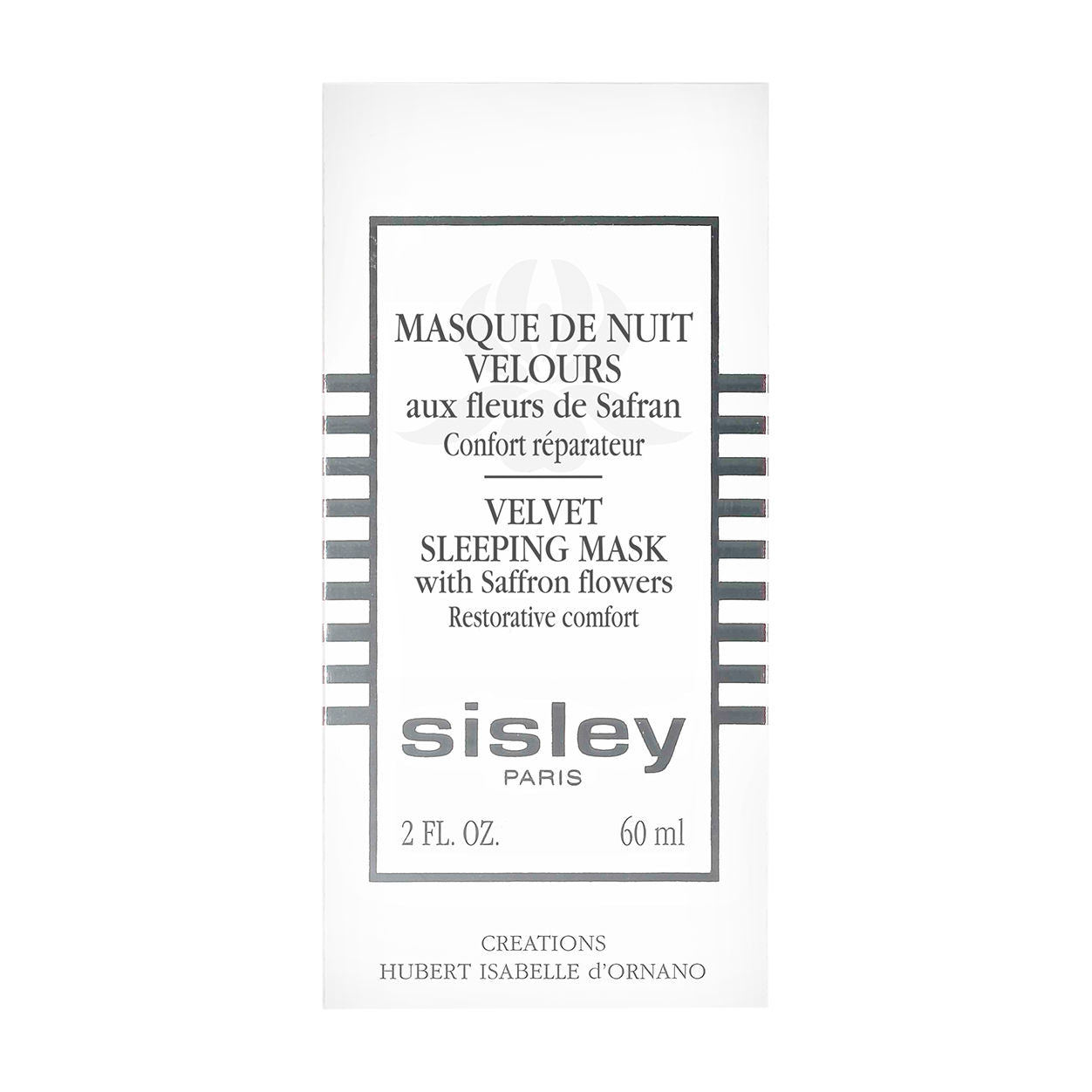 Image of the Sisley Paris Velvet Sleeping Mask With Saffron Flowers box