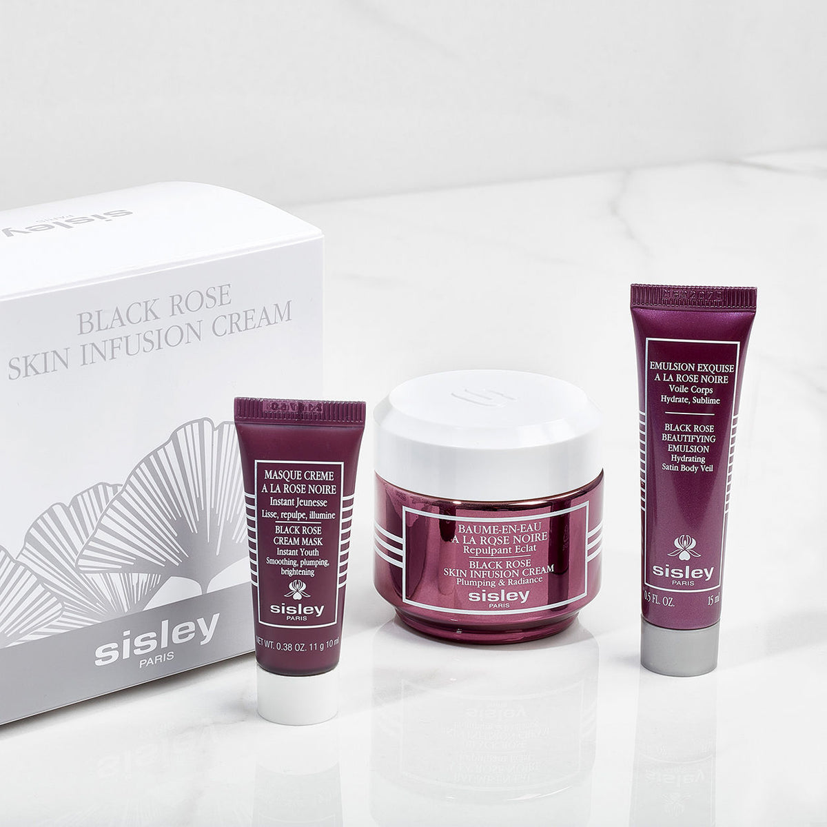 Lifestyle image of Sisley Paris Black Rose Skin Infusion Cream Discovery Program