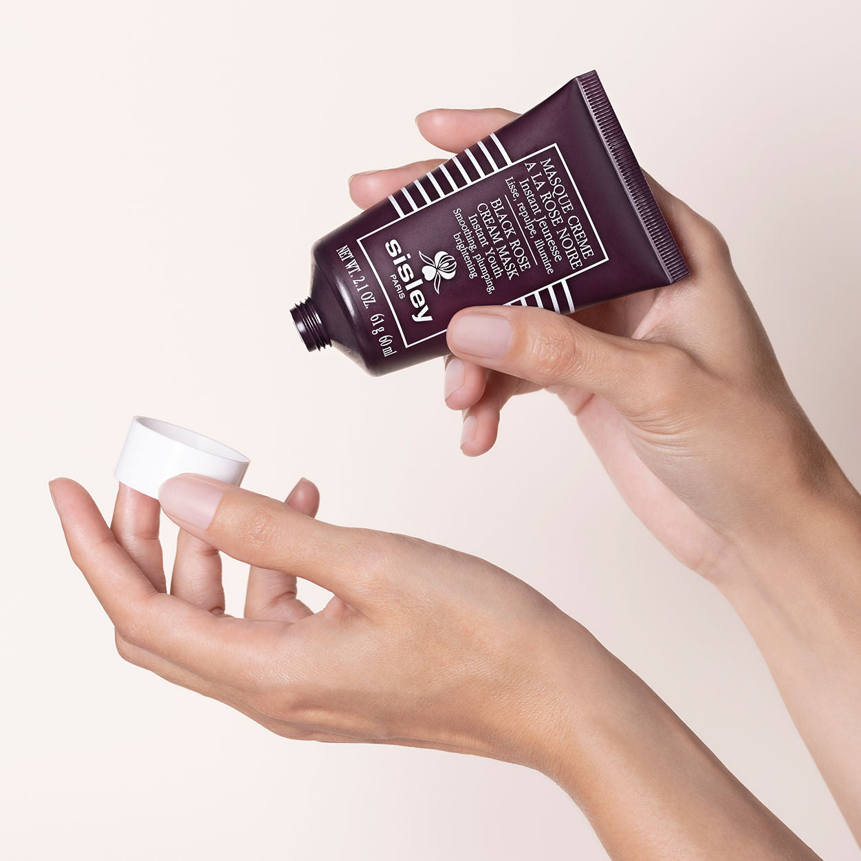 Image of an open Sisley Paris Black Rose Cream Mask