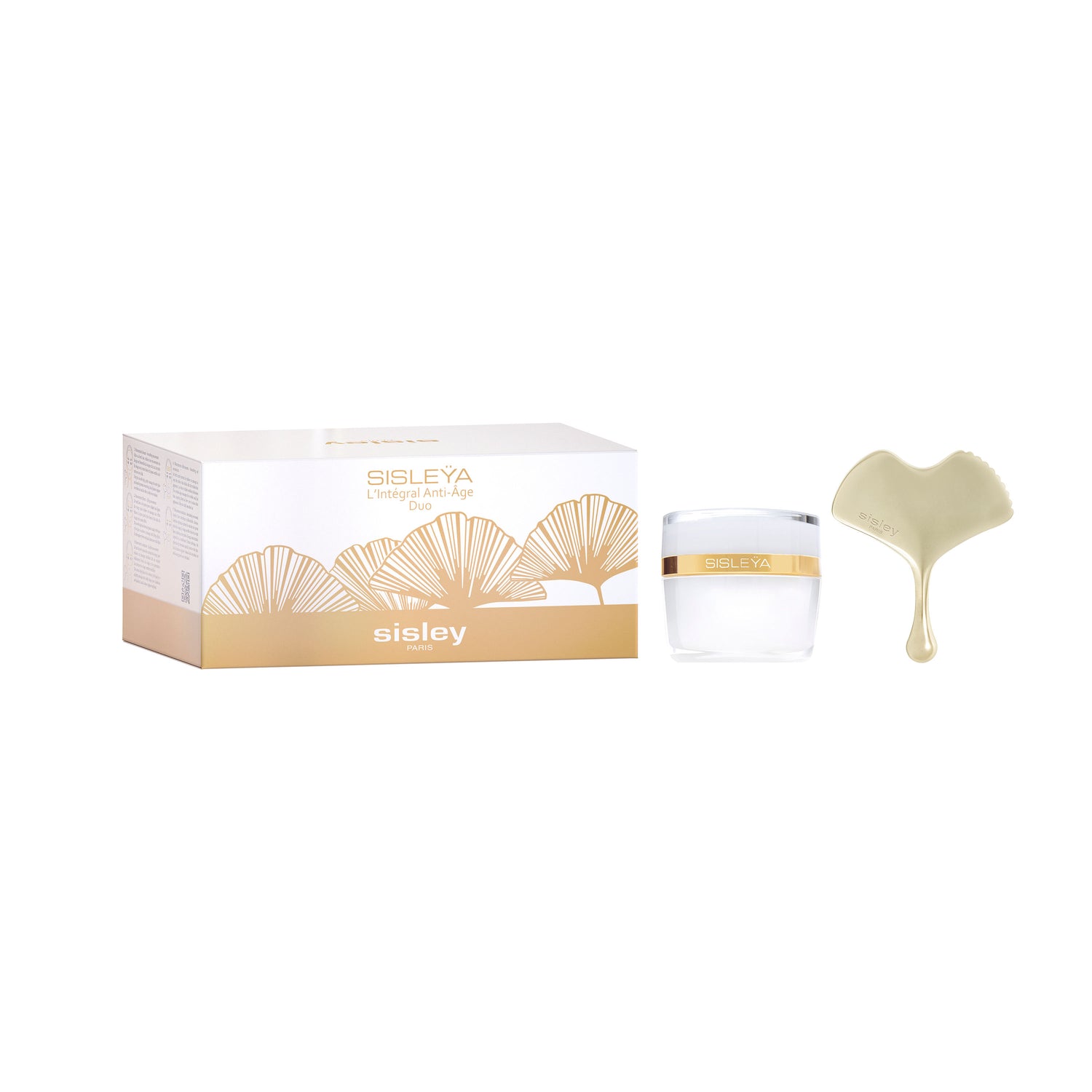 Image of the Sisley-Paris Sisleÿa L'Intégral Anti-Age and Ginkgo Gua Sha Duo Set box