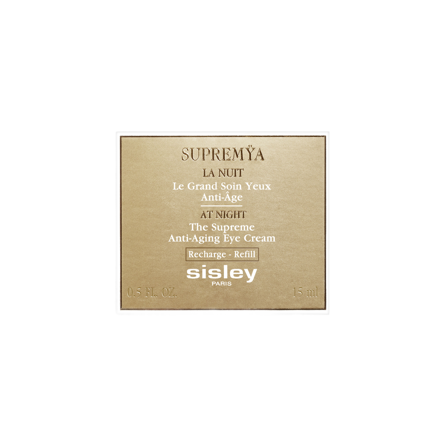 Image of the Sisley Paris Supremÿa at Night The Supreme Anti-Aging Eye Cream Refill box