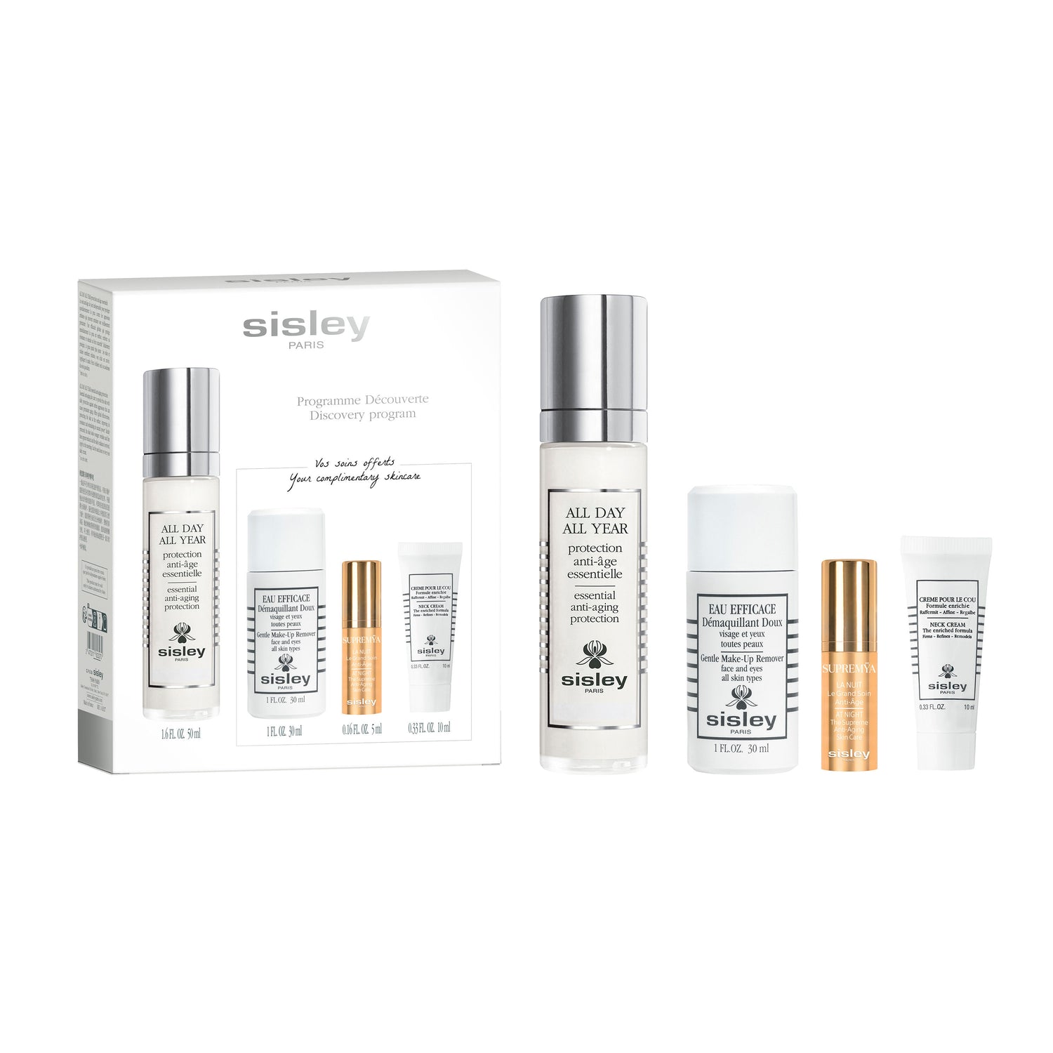 Image of the Sisley Paris All Day All Year Discovery Program box