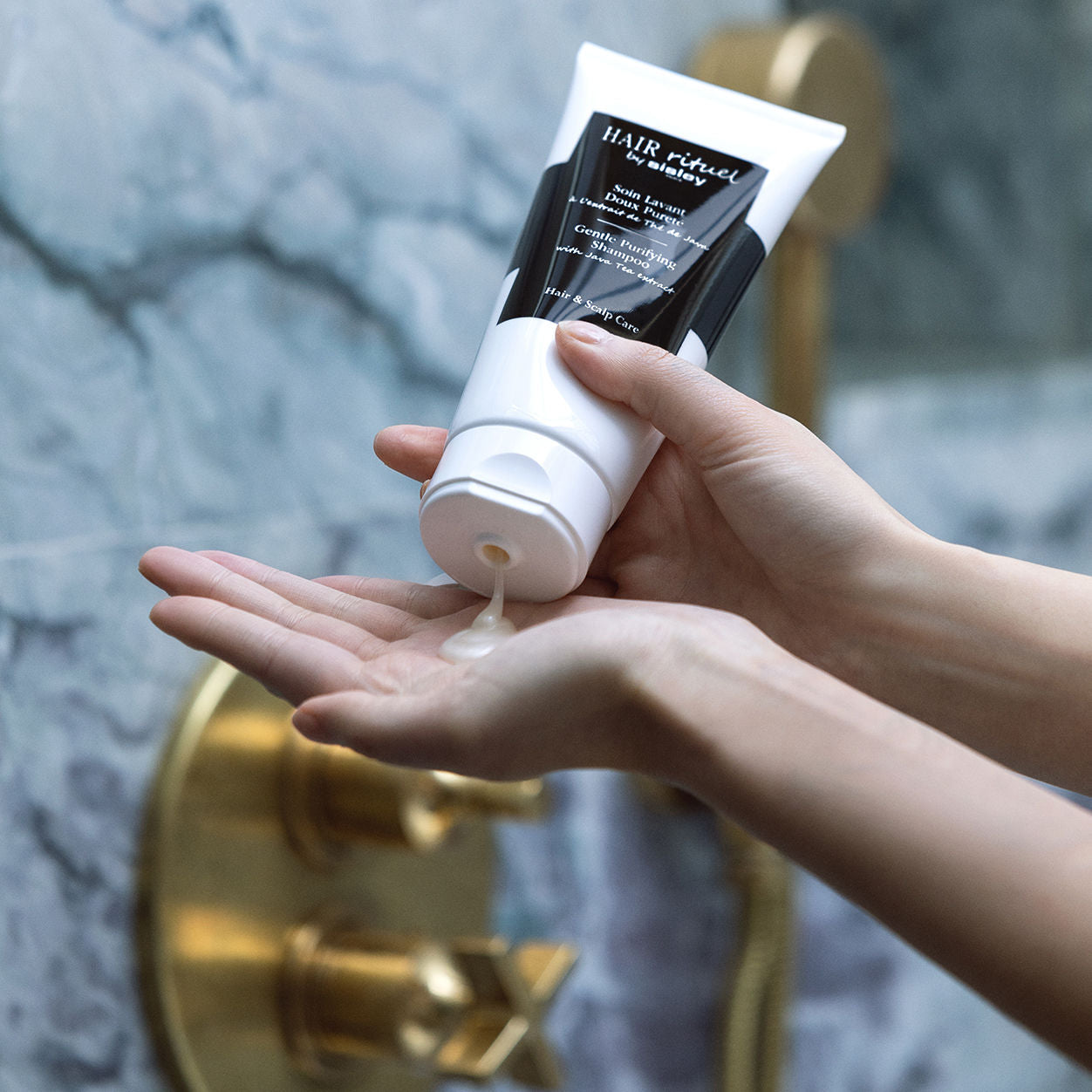 Lifestyle image of Sisley Paris Gentle Purifying Shampoo