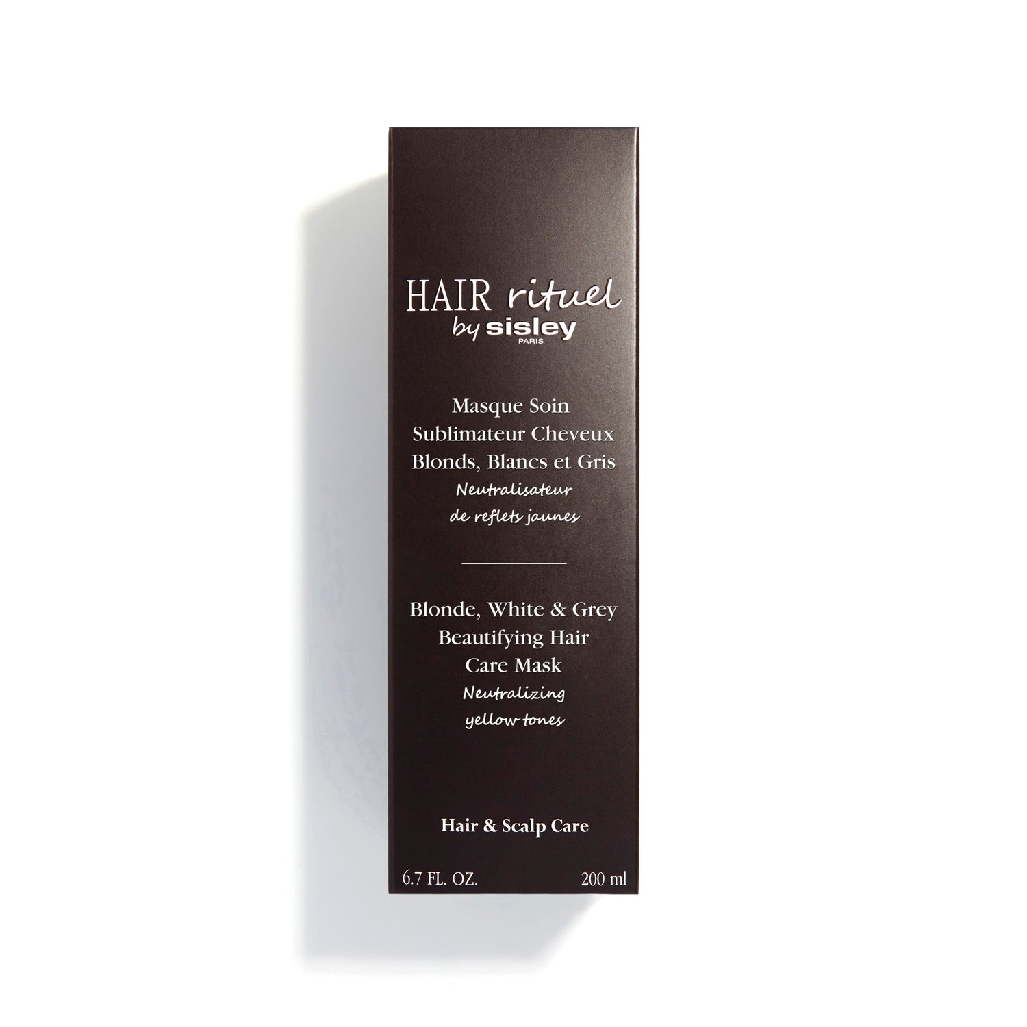 Image of the Sisley Paris Blonde, White & Grey Beautifying Hair Care Mask box