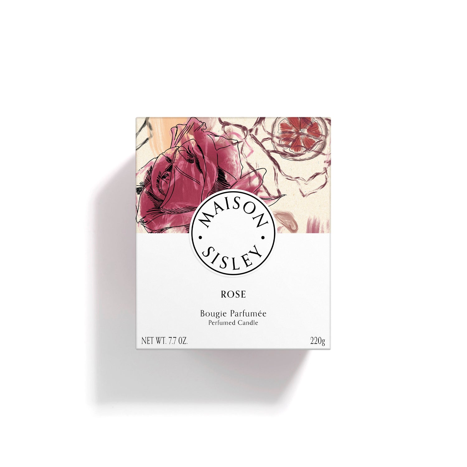 Image of the Sisley Paris Rose Perfumed Candle box