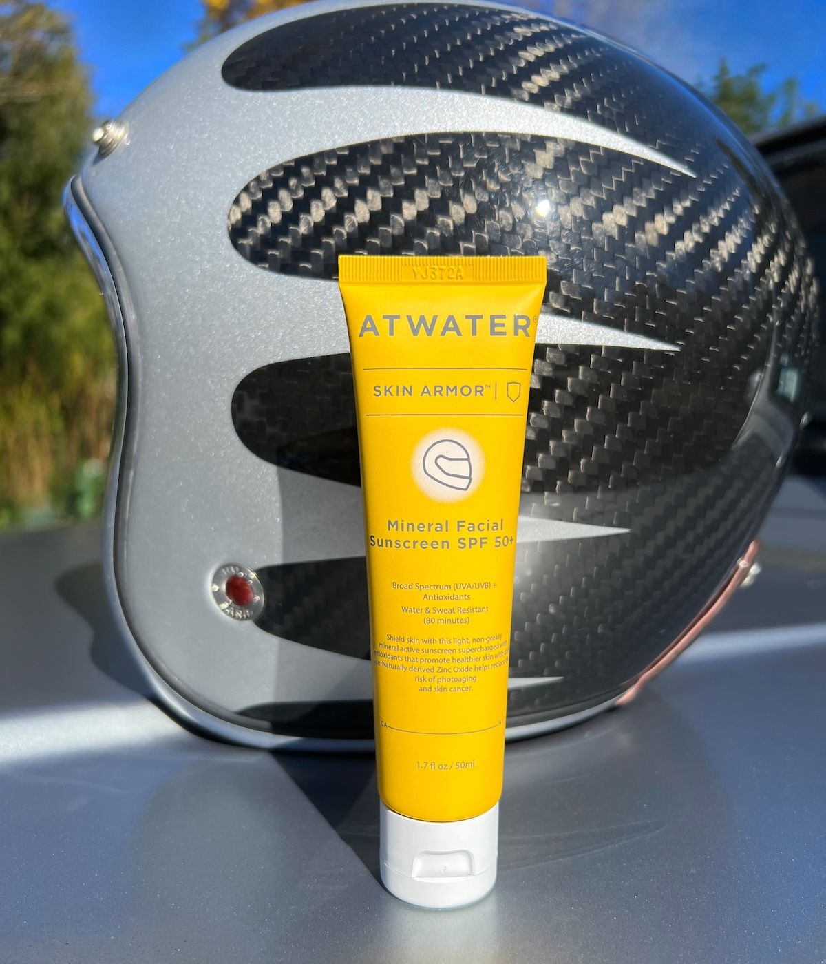 Lifestyle image of Atwater Skin Armor Mineral Facial Sunscreen SPF50+