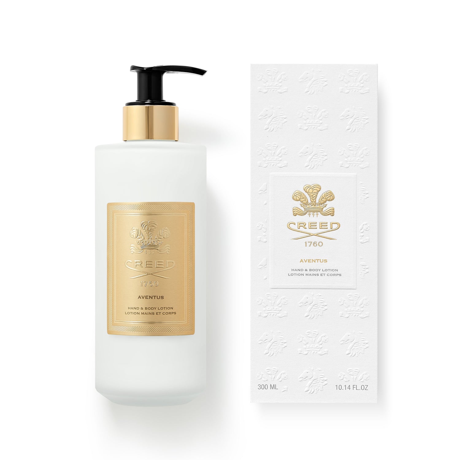 Image of a closed Creed Aventus Hand & Body Lotion