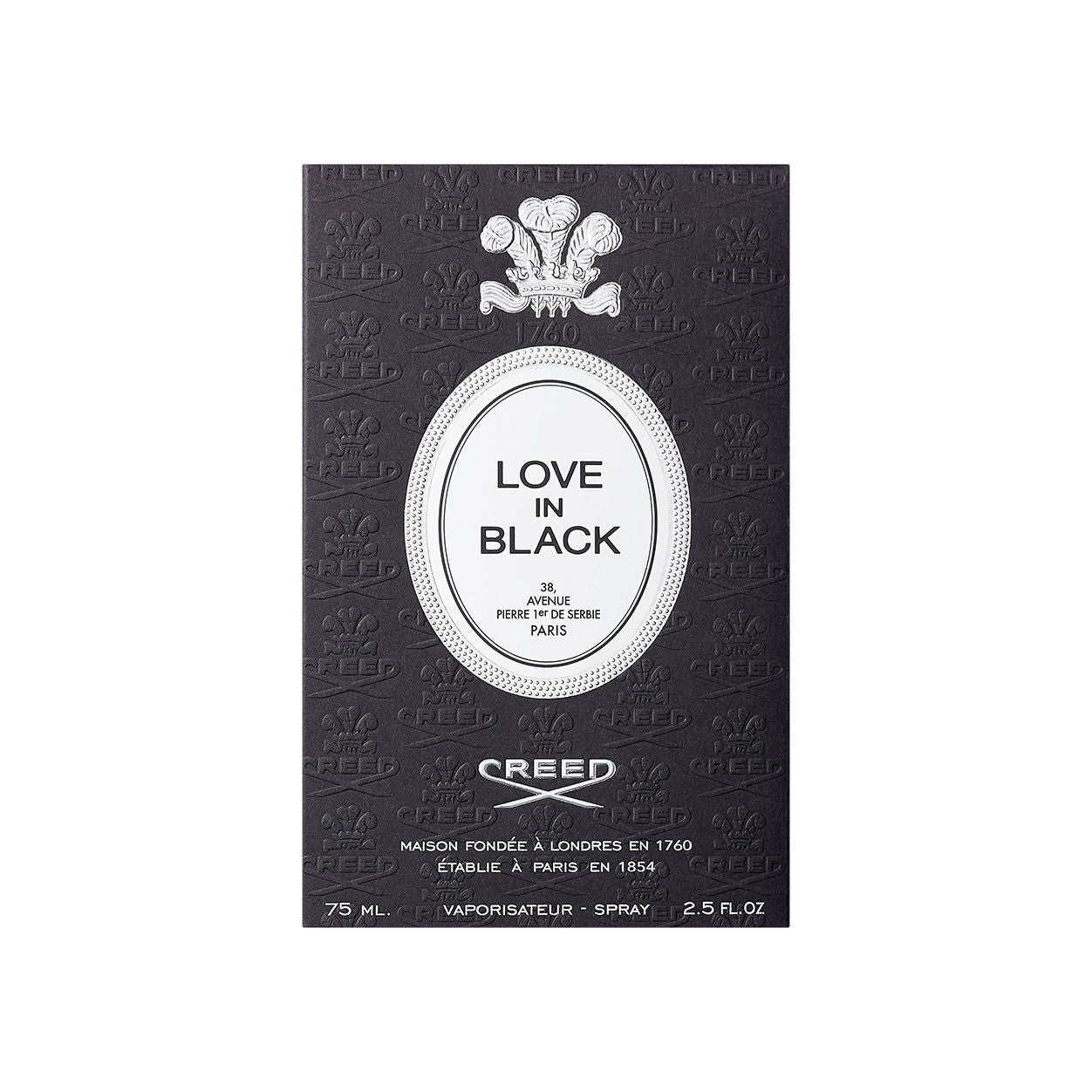 Image of the Creed Love In Black Eau de Parfum box