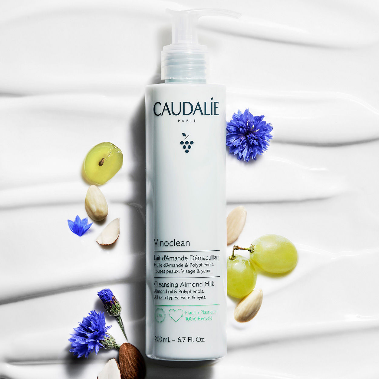Lifestyle image of Caudalie Vinoclean Gentle Cleansing Almond Milk