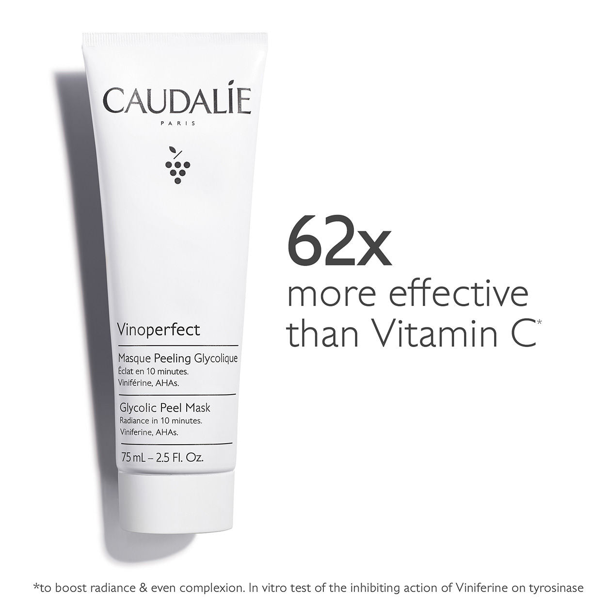 Information related to Caudalie Vinoperfect Brightening Glycolic Peel Mask