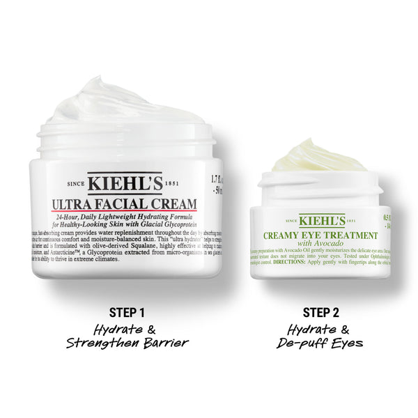 KIEHL’S ULTRA FACIAL CREAM 2個セット Kiehl's Since 1851 2-Pc. Double Down On Hydration Skincare