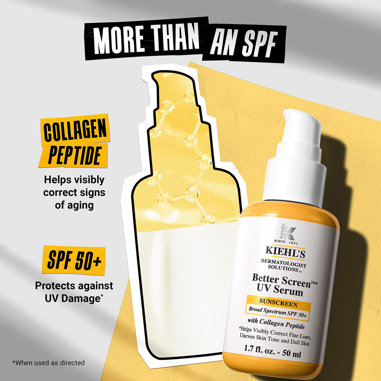 Information related to Kiehl's Since 1851 Better Screen UV Serum SPF 50+