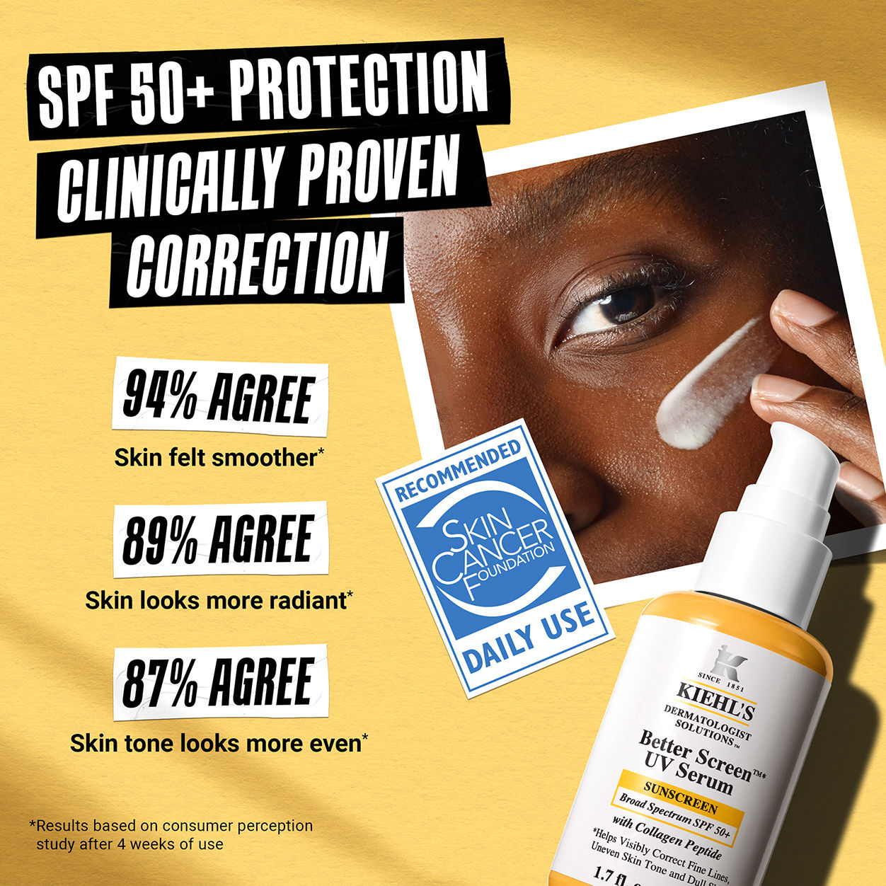 Information related to Kiehl's Since 1851 Better Screen UV Serum SPF 50+