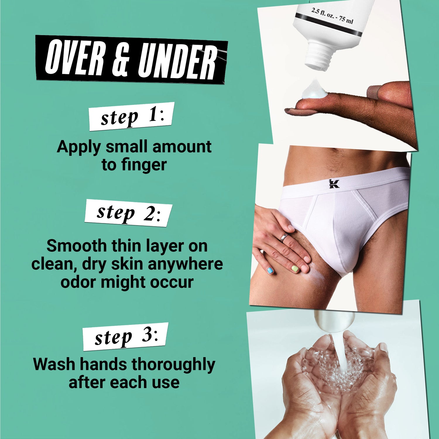 Information related to Kiehl's Since 1851 Over & Under Cream-To-Powder Deodorant